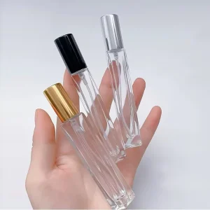 10ml Square Empty Perfume Glass Bottle with Box Packaging