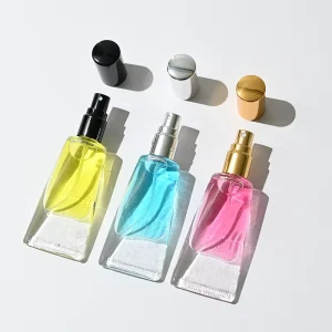 10ml Travel Portable Skin Care Serum Frost Glass Spray Bottle Empty Sample Screw Cap Screen Printing Factory Spot