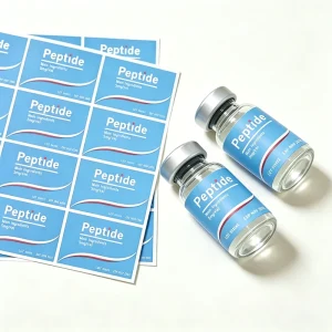 11.2ml 5ml 10ml Peptide Supplement Bottle Custom Waterproof Labels for Slimming Health Glass Plastic Adhesive Sticker