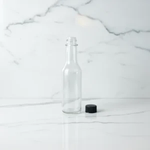 1150ml 5oz Woozy Sauce Glass Bottle 24 414 Black Screw Cap Glass Bottles for WOOZY SAUCE