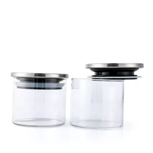 120g Storage Clear Jar Glass High Borosilicate Glass Jar Airtight Container for Food Storage Glass Jar