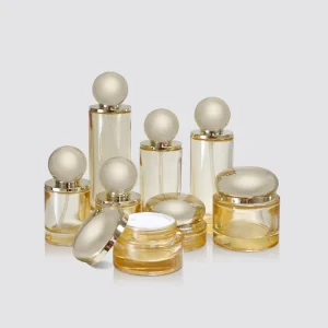 120ml 100ml 40ml 50g 30g Empty Silver Cosmetic Packaging Luxury Skincare Packaging Glass Bottle
