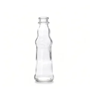 125ml Food Grade Glass Round Lid Sealed Wasabi Oil Bottle Empty Sesame Oil Container