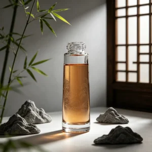 125ml Tall Cylindrical Transparent Glass Bottle for Vodka, Whisky, Brandy, Gin and Tequila