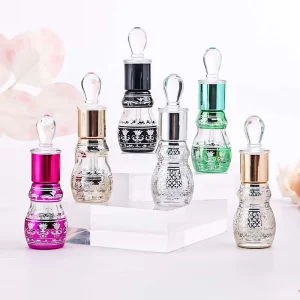 12ml 24ml Gourd-shaped Dropper Glass Bottle for Essential Oil and Perfume UV Printing Empty Glass Bottle