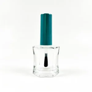 12ml Clear Nail Polish Bottle with Cuticle Oil and UV Gel Polish Cap