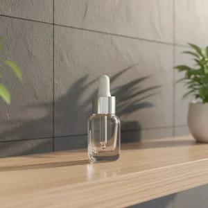 12ml Square Frosted Glass Dropper Bottle for Essential Oil and Serum Samples