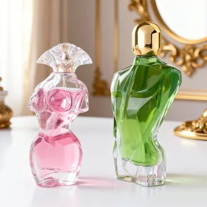 130ml Clear Glass Men’s Perfume Bottle with ABS Round Cap