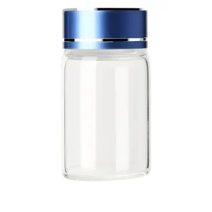 140ml Glass Kitchen Storage Jar with Aluminium Lid Airtight Food Container