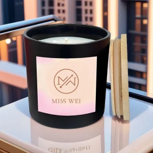 14oz Eco-Friendly Scented Soy Wax Jar Candles with Strong Fragrance Throw OEM/ODM Custom Logo