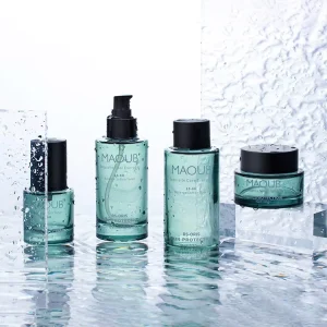 15/30/40/50/100/120 ML Glass Emulsion Bottles and Green Serum Vial Body Lotion Container