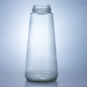 1500ml Round Glass Beverage Bottle for Milk, Coffee, Juice and Honey with Wide Mouth and Screw Cap