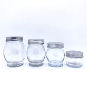 150ml 200ml Clear Glass Pudding Jars