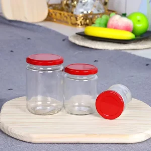 150ml 200ml Wide-Mouth Food Storage Mason Glass Jars with Clip Lid