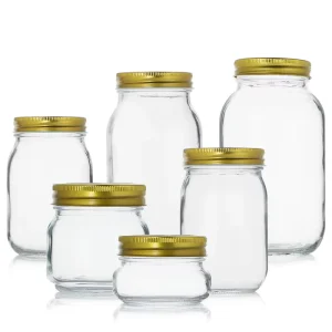 150ml 250ml 380ml 500ml 750ml 1 Liter Glass Storage Jars for Food, Jam, Pickles and Canning