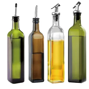 150ml 250ml 500ml Clear Glass Oil and Vinegar Dispenser Bottle