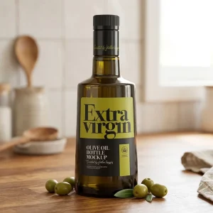150ml 250ml 500ml Round Amber or Black Food-Grade Glass Olive Oil Bottles