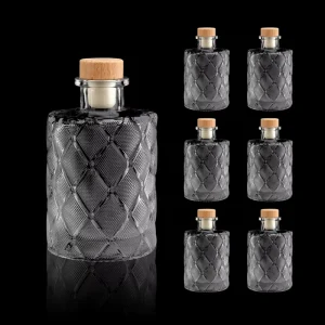 150ml 5oz Glass Bottles for Wine, Beverages, Oil, Vinegar, Kombucha, Beer, Water and Soda with Cork Stopper