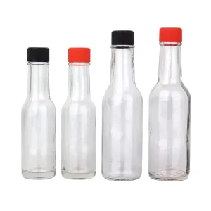 150ml Glass Tomato Sauce Bottle Garlic 5oz Chili Salad Sauce Mustard Sauce Seasoning Oil Vinegar Bottle
