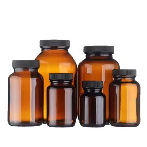 150ml Glass Vitamin and Medicine Pill Capsule Packaging Bottles
