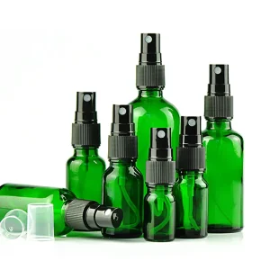 15ml 30ml 50ml 100ml Spray Glass Bottle Round Shape Amber Glass Spray Bottle with Mist Spray Cap for Perfume