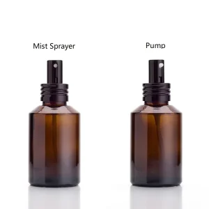 15ml 30ml 60ml 100ml 120ml Brown Amber Spray Glass Bottle 100ml 50ml for Liquor Mist Spray Pump Lotion Glass Bottles