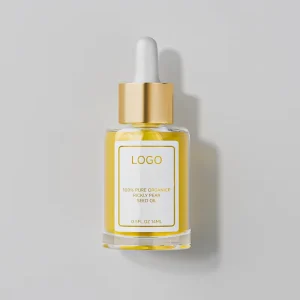 15ml Clear Glass Cosmetic Serum Bottle with Dropper Cap for Skin Care Serum or Face Cream, Custom Logo