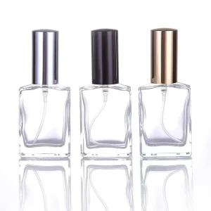 15ml Colored Glass Spray Bottles Refillable Glass Test Tube Spray Perfume Bottles with Aluminum Sprayer Pumps