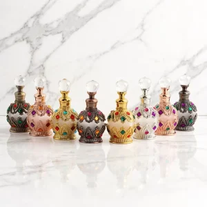 15ml Perfume Essential Oil Atomizer Bottle with Glass Stick Screw Cap