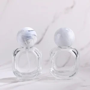 15ml Round Glass Perfume Spray Bottles with Mixed-Color Caps