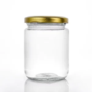16 oz 200 ml Wide Mouth Glass Spice, Jam, and Honey Jars with Metal Lids