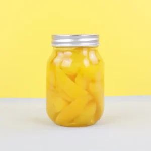 16 oz 500ml Square and Round Glass Mason Jars with Airtight Split Tops for Food Storage and Canning