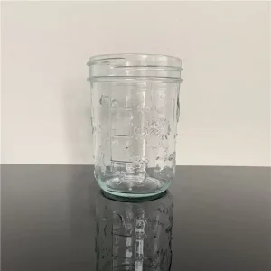 16 oz Glass Canning Mason Jar for Food Storage, Preserving, Jam, Honey, Yogurt, Pickles, Beans, and Wedding Favors