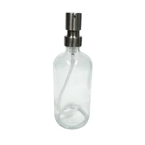 16oz 500ml Glass Room Spray Bottle with Stainless Steel Mist Dispenser Pump