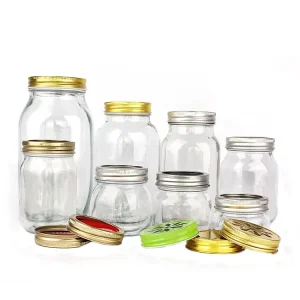 16oz Regular Mouth Glass Mason Jar Manufacturer for Home Canning and Food Storage with Tinplate Lid