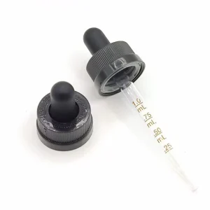 18 400 20 400 1ml Glass Dropper Pipette 30ml Boston Glass Bottle 20mm Plastic Dropper Lids Bottle Caps Closures for Bottle
