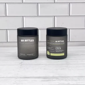 180ml Empty Glass Jar Capsule Container Pill Bottle for Healthcare