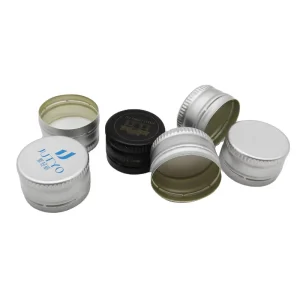 18mm 20mm 24mm 25mm 28mm Aluminium Caps for Glass Bottles with Custom Logo
