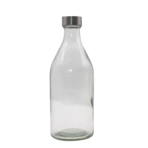 1L Glass Water Bottle for Juice