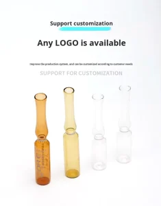 1ml 2ml 5ml 10ml Pharmaceutical Injection Open Neutral Borosilicate Glass Ampoule Easy Open End Silk Screen