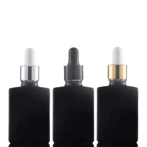 1oz 100ml Square Dropper Glass Oil Container Bottle