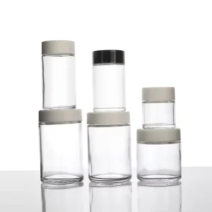 1oz-16oz Child-Resistant Glass Jar with Cap