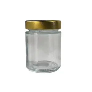 1oz 2oz 4oz 8oz Food Storage Containers With Aluminum Screw Lid Glass Jar