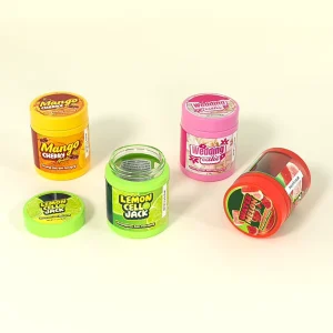 1oz 2oz Smell-Proof Glass Container with Child-Resistant Airtight Lid and View Window