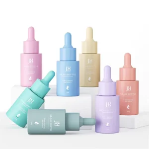 1oz 30ml 50ml 80ml Glass Dropper Bottle Thick Hair Oil Serum Bottle Empty Skincare Essential Oils Bottle