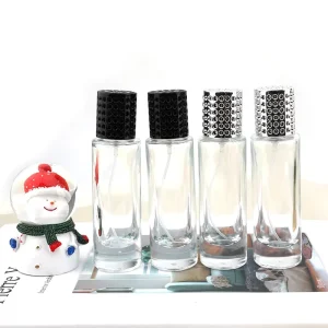 1oz Portable Mini Glass Perfume Spray Bottle for Travel