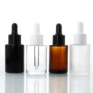 1oz Thick-Wall Cosmetic Glass Dropper Bottle for Personal Care Products