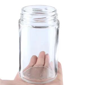 200 ml Cylinder Canning Glass Jar with Twist-Off Lug Cap