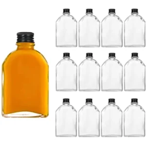 200ml/250ml Coffee and Milk Tea Glass Beverage Bottle with Screw Cap
