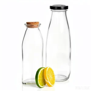200ml 250ml Combined Glass Beverage Bottle with 38mm Caliber Tinplate Lid for Bulk Supply